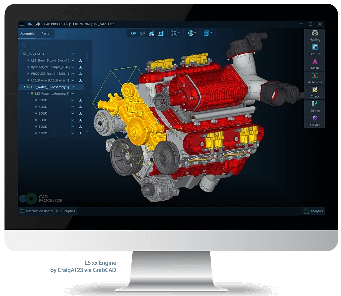 CAD Processor application view 2