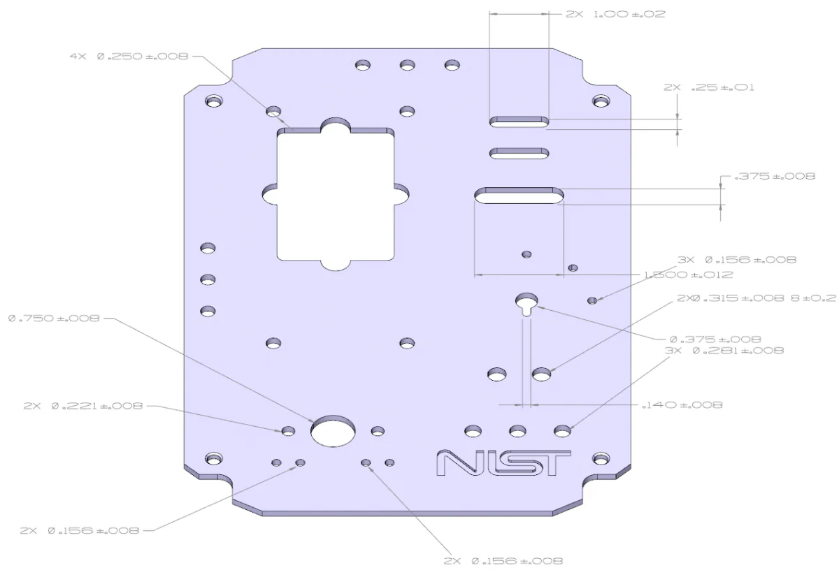 PMI visualization of angular, linear and radial dimensions