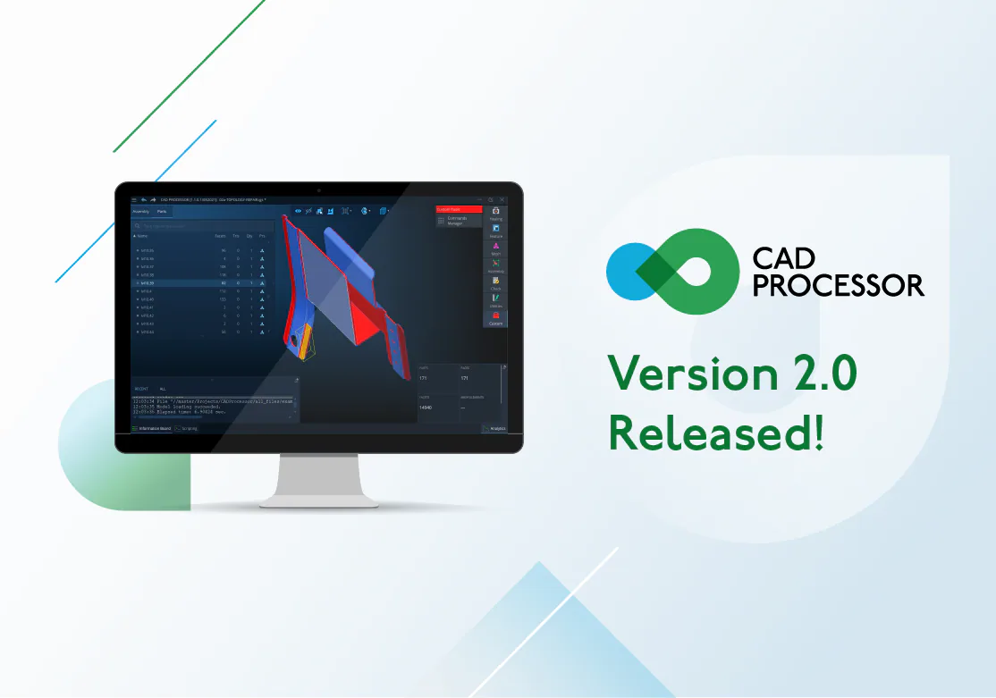 CAD Processor version 2.0 released illustration