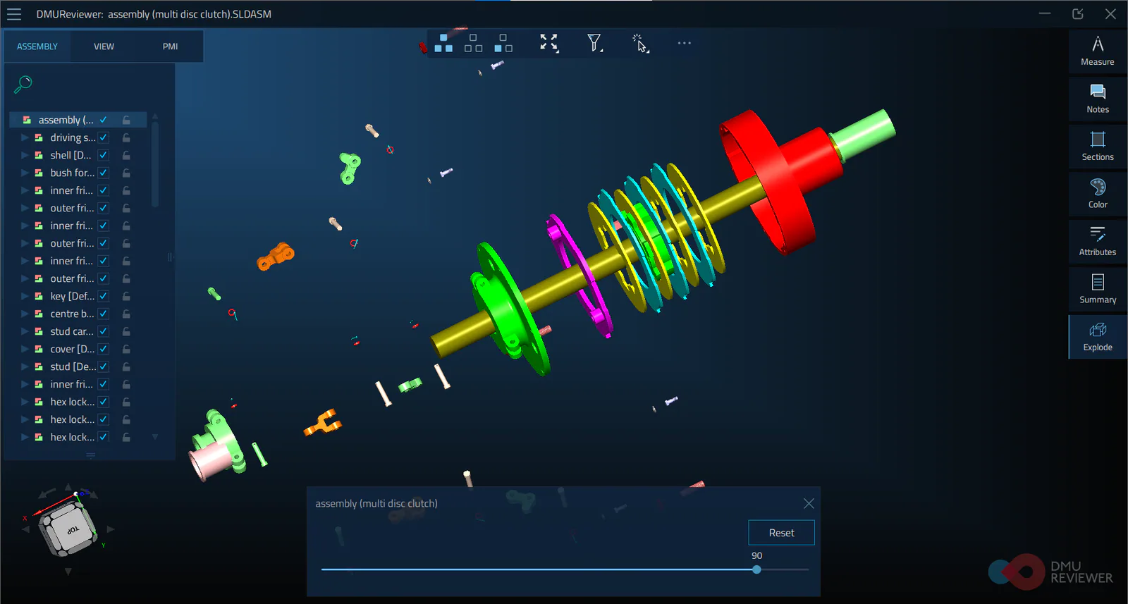 DMU Reviewer - a corporate tool for 3D CAD design review and analysis. Part 1 illustration