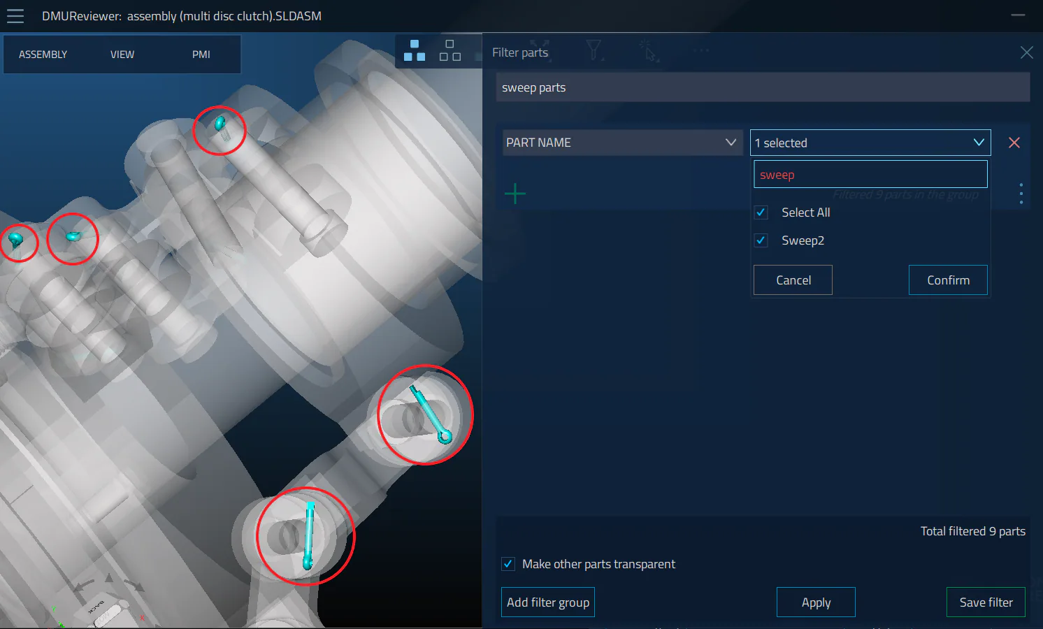 DMU Reviewer - a corporate tool for 3D CAD design review and analysis. Part 1 illustration