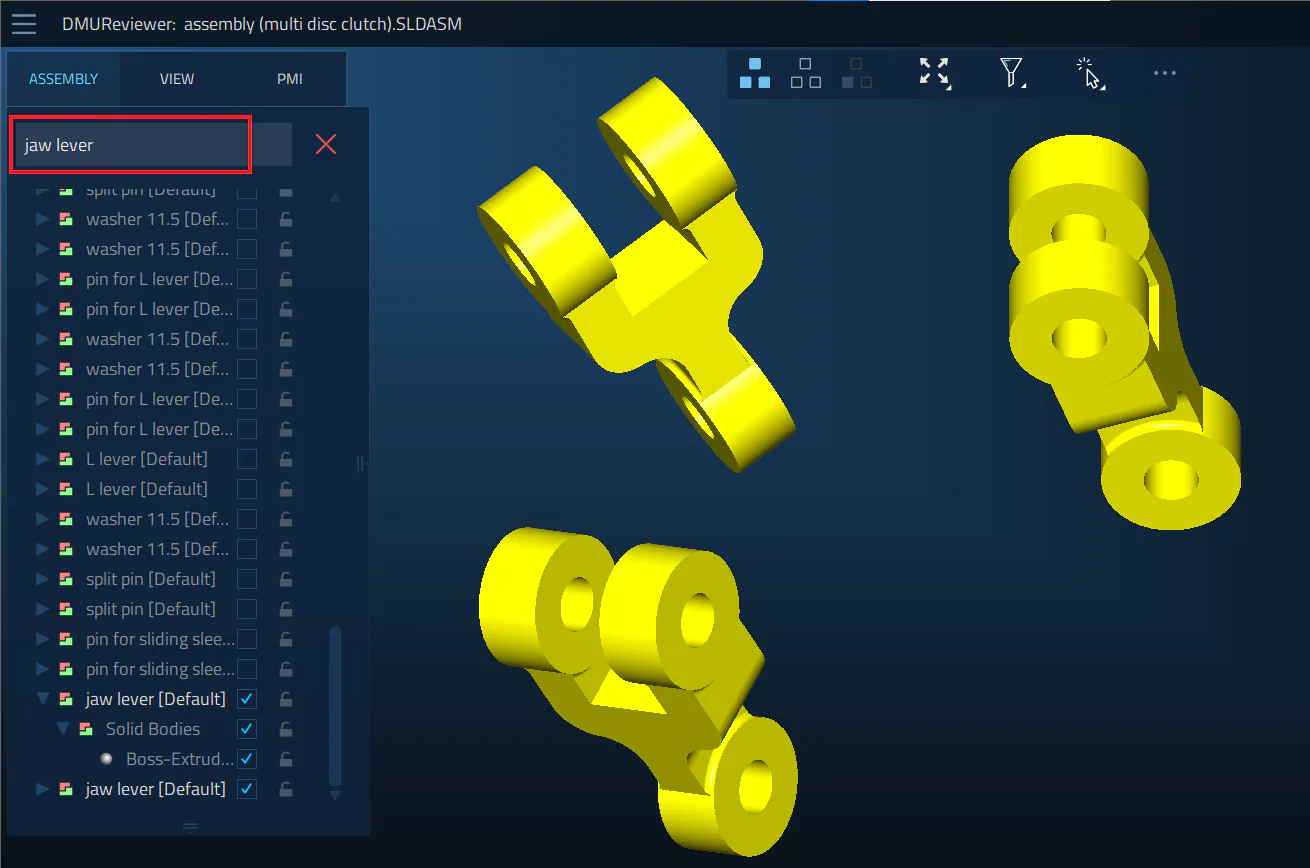 DMU Reviewer - a corporate tool for 3D CAD design review and analysis. Part 1 illustration