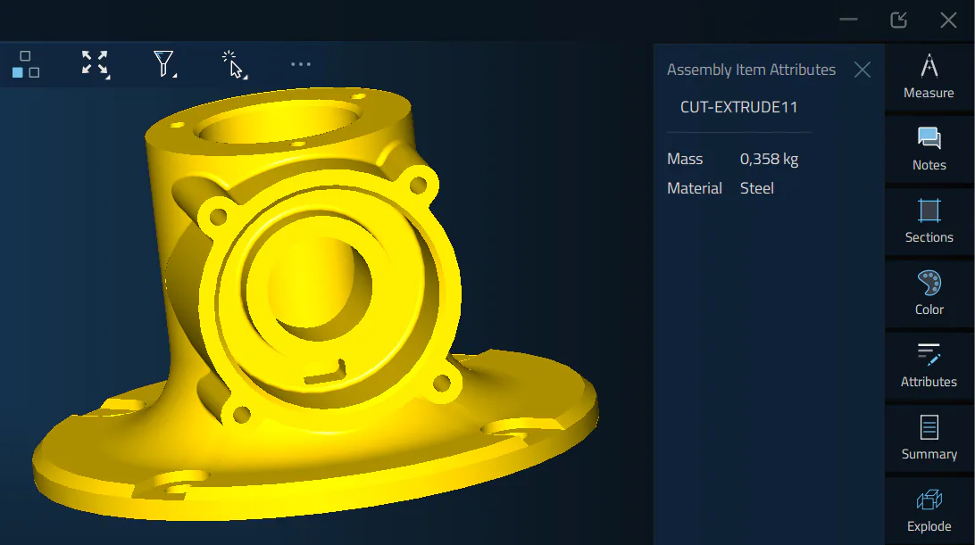 DMU Reviewer - a corporate tool for 3D CAD design review and analysis. Part 2 illustration